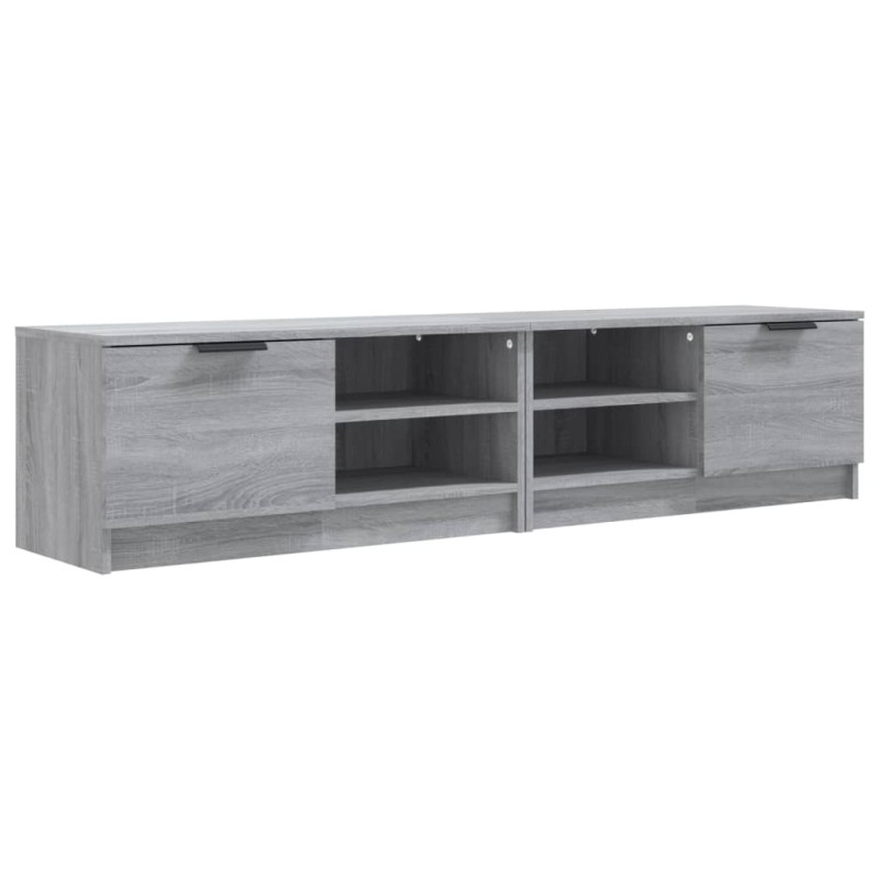 vidaXL Έπιπλα Τηλεόρασης 2 τεμ. Γκρι Sonoma 80x35x36,5 εκ. Επεξ. Ξύλο