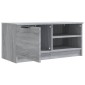 vidaXL Έπιπλα Τηλεόρασης 2 τεμ. Γκρι Sonoma 80x35x36,5 εκ. Επεξ. Ξύλο