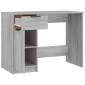 vidaXL Γραφείο Γκρι Sonoma 100x50x75 εκ. από Επεξεργασμένο Ξύλο