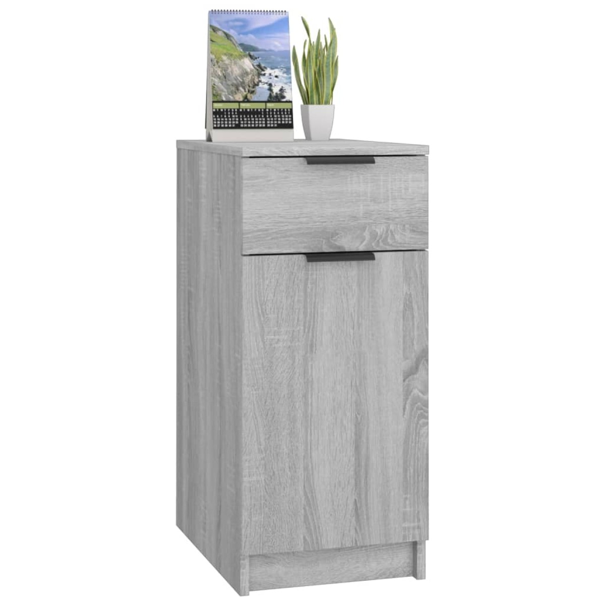 vidaXL Ντουλάπι Γραφείου Γκρι sonoma 33,5x50x75 εκ. Επεξεργ. Ξύλο