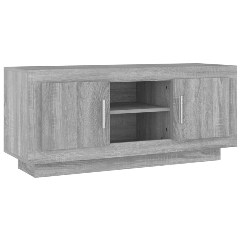 vidaXL Έπιπλο Τηλεόρασης Γκρι Sonoma 102x35x45 εκ. από Επεξεργ. Ξύλο