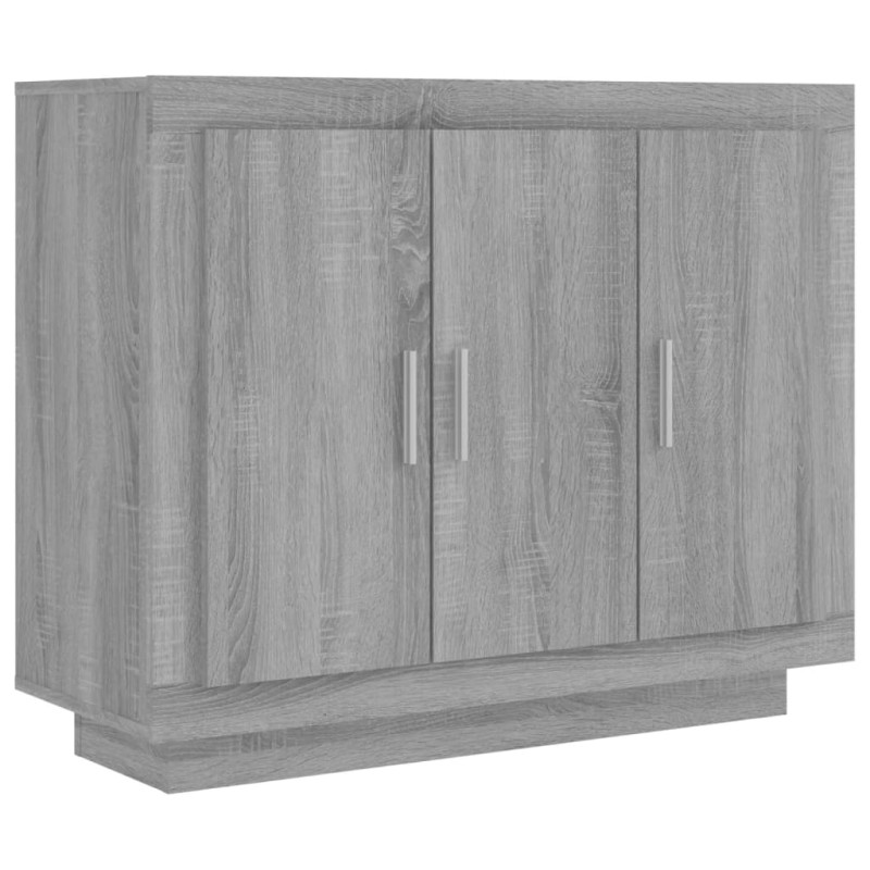 vidaXL Ντουλάπι Γκρι Sonoma 92 x 35 x 75 εκ. από Επεξεργασμένο Ξύλο