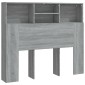 vidaXL Κεφαλάρι Με Αποθηκευτικό Χώρο Γκρι Sonoma 120x19x103,5 εκ.
