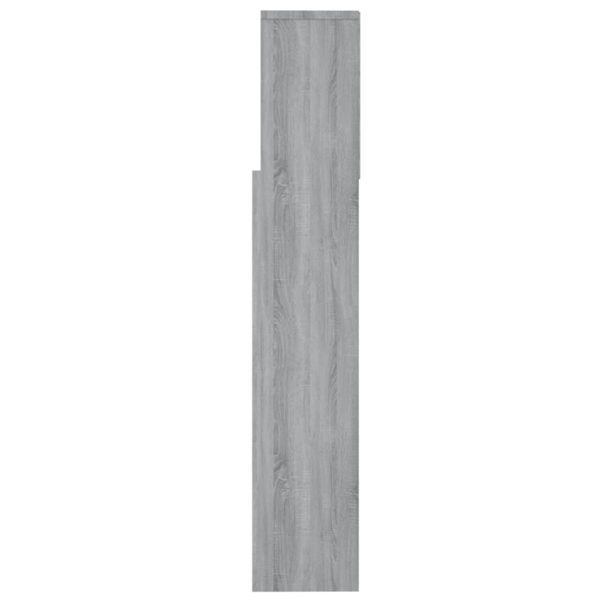 vidaXL Κεφαλάρι Με Αποθηκευτικό Χώρο Γκρι Sonoma 160 x 19 x 103,5 εκ.