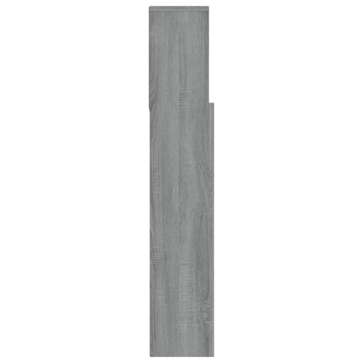 vidaXL Κεφαλάρι Με Αποθηκευτικό Χώρο Γκρι Sonoma 180 x 19 x 103,5 εκ.