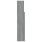 vidaXL Κεφαλάρι Με Αποθηκευτικό Χώρο Γκρι Sonoma 180 x 19 x 103,5 εκ.
