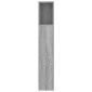 vidaXL Κεφαλάρι Με Αποθηκευτικό Χώρο Γκρι Sonoma 140x18,5x104,5 εκ.