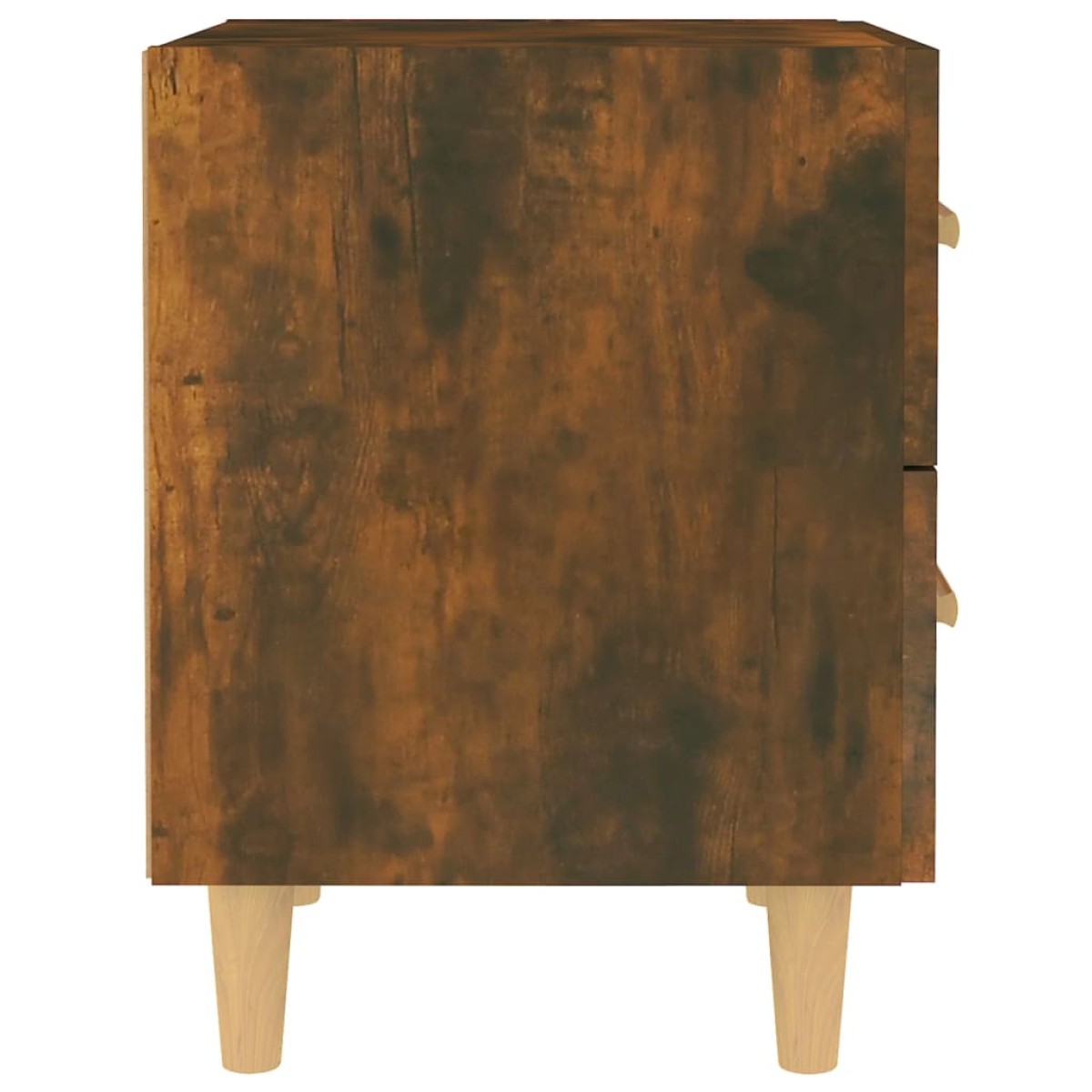 vidaXL Κομοδίνα 2 τεμ. Καπνιστή Δρυς 40 x 35 x 47,5 εκ.