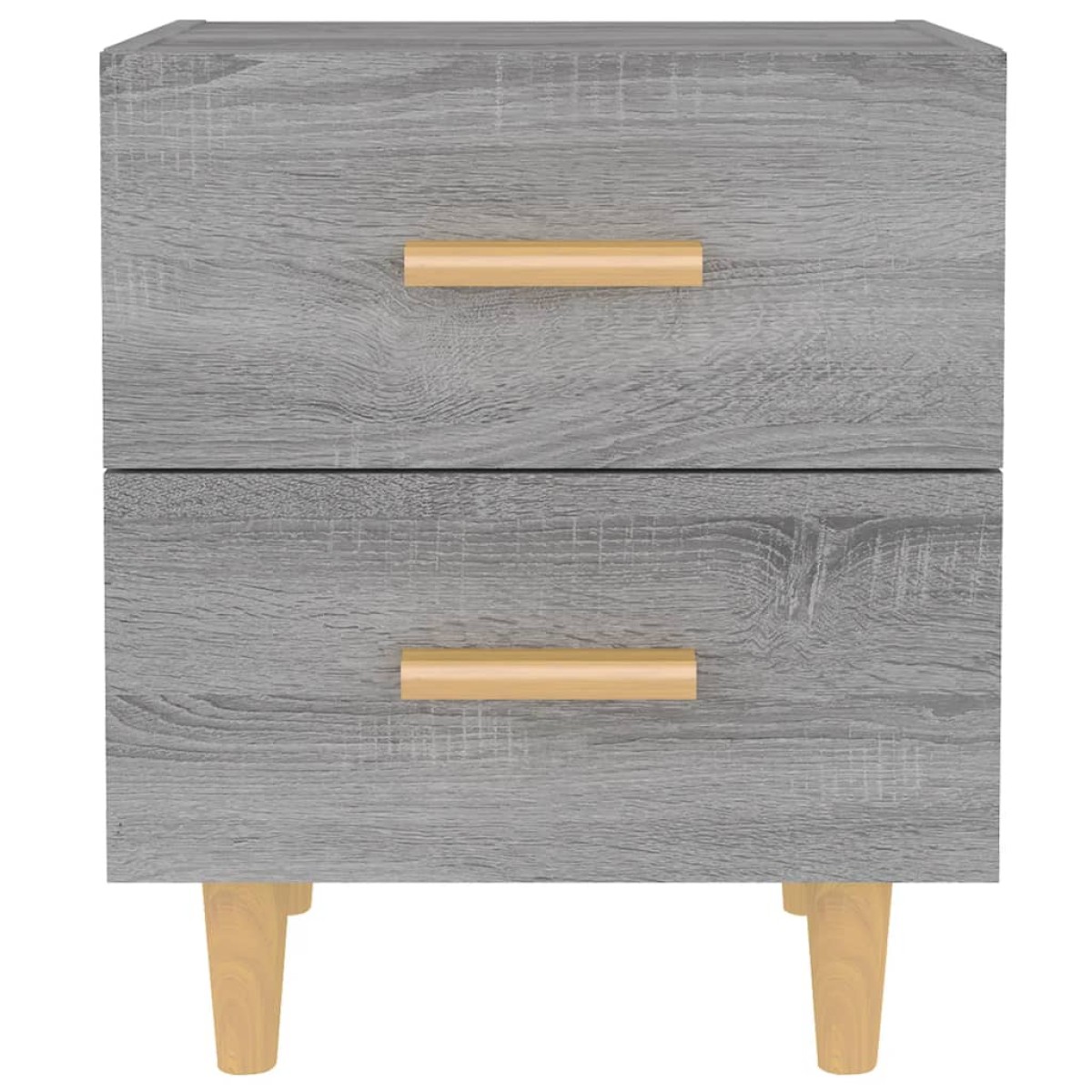 vidaXL Κομοδίνο Γκρι Sonoma 40 x 35 x 47,5 εκ.