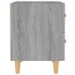 vidaXL Κομοδίνο Γκρι Sonoma 40 x 35 x 47,5 εκ.