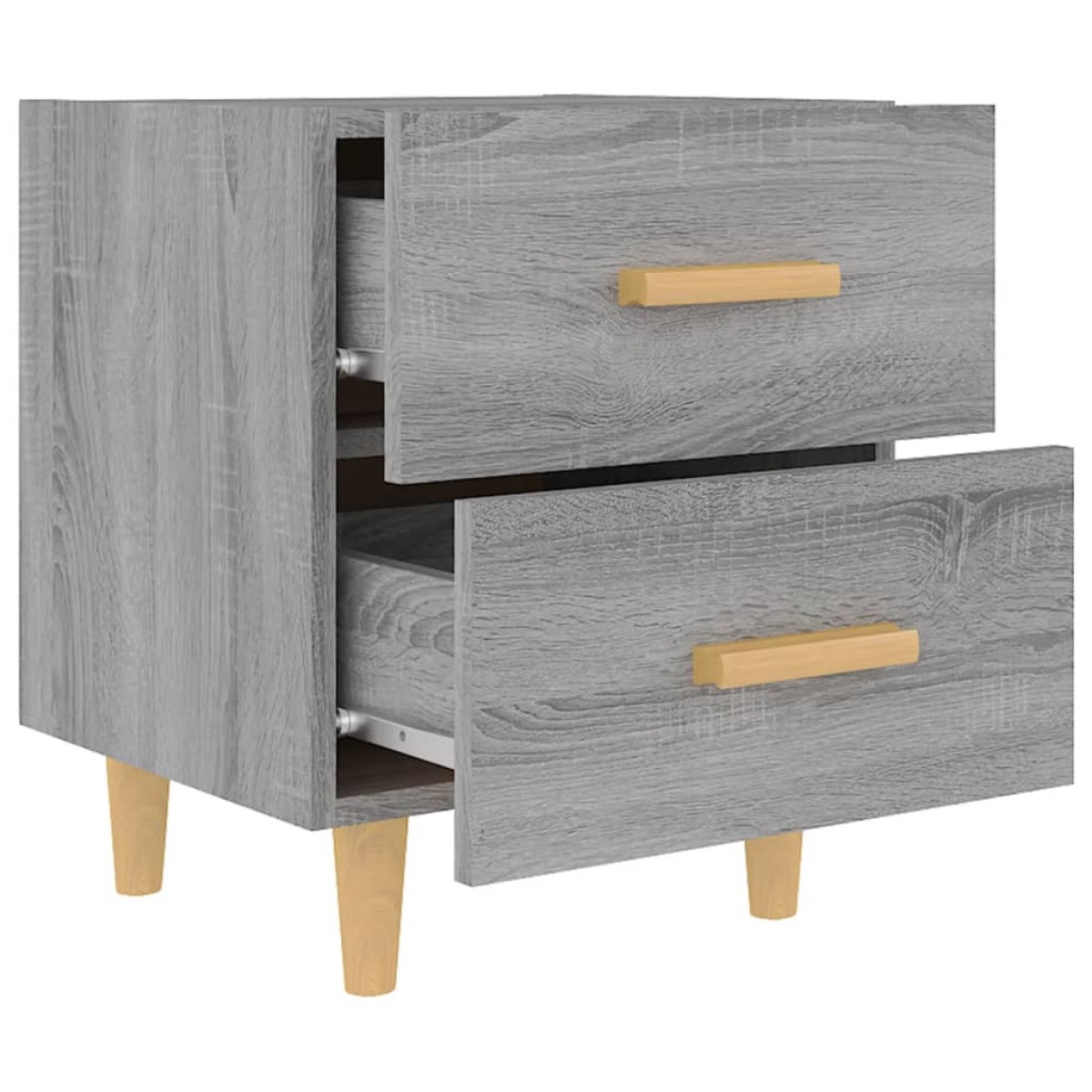 vidaXL Κομοδίνο Γκρι Sonoma 40 x 35 x 47,5 εκ.