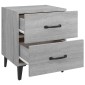 vidaXL Κομοδίνο Γκρι Sonoma 40 x 35 x 47,5 εκ.