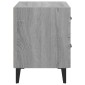 vidaXL Κομοδίνο Γκρι Sonoma 40 x 35 x 47,5 εκ.