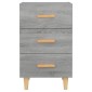 vidaXL Κομοδίνο Γκρι Sonoma 40 x 40 x 66 εκ. από Επεξεργασμένο Ξύλο