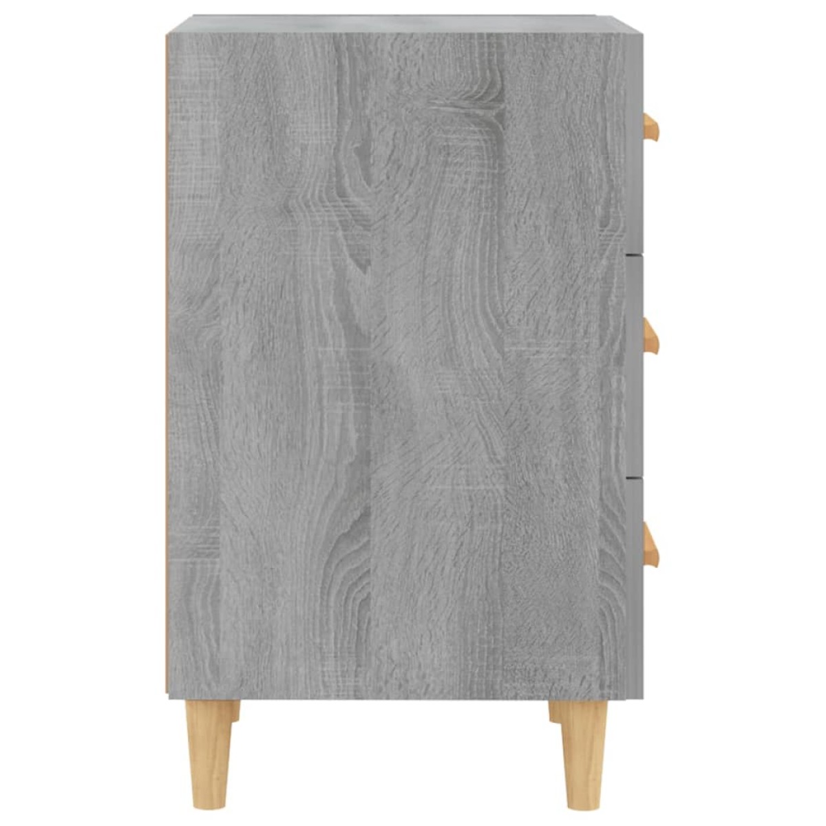 vidaXL Κομοδίνο Γκρι Sonoma 40 x 40 x 66 εκ. από Επεξεργασμένο Ξύλο