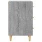vidaXL Κομοδίνο Γκρι Sonoma 40 x 40 x 66 εκ. από Επεξεργασμένο Ξύλο