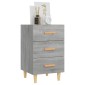 vidaXL Κομοδίνο Γκρι Sonoma 40 x 40 x 66 εκ. από Επεξεργασμένο Ξύλο