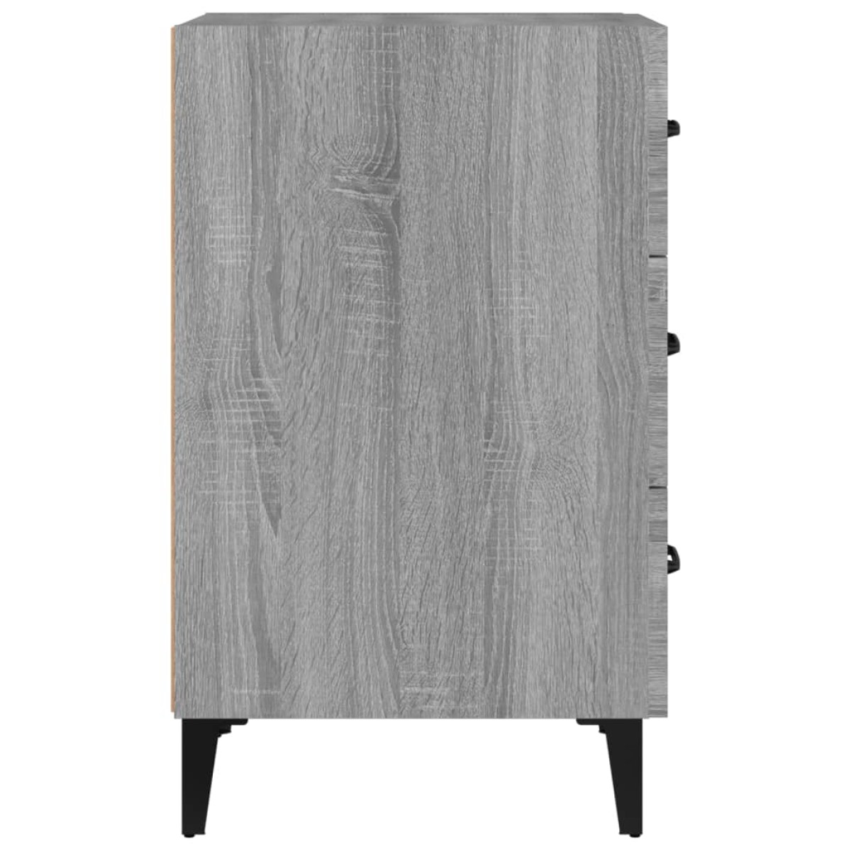 vidaXL Κομοδίνο Γκρι Sonoma 40 x 40 x 66 εκ. από Επεξεργασμένο Ξύλο