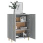 vidaXL Ντουλάπι Γκρι Sonoma 70 x 34 x 90 εκ. από Επεξεργασμένο Ξύλο
