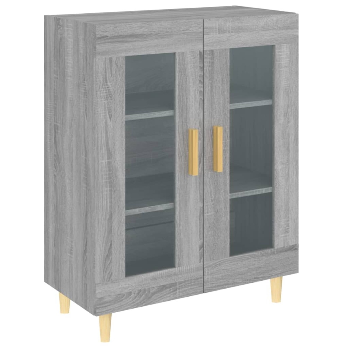 vidaXL Ντουλάπι Γκρι Sonoma 69,5 x 34 x 90 εκ. από Επεξεργασμένο Ξύλο