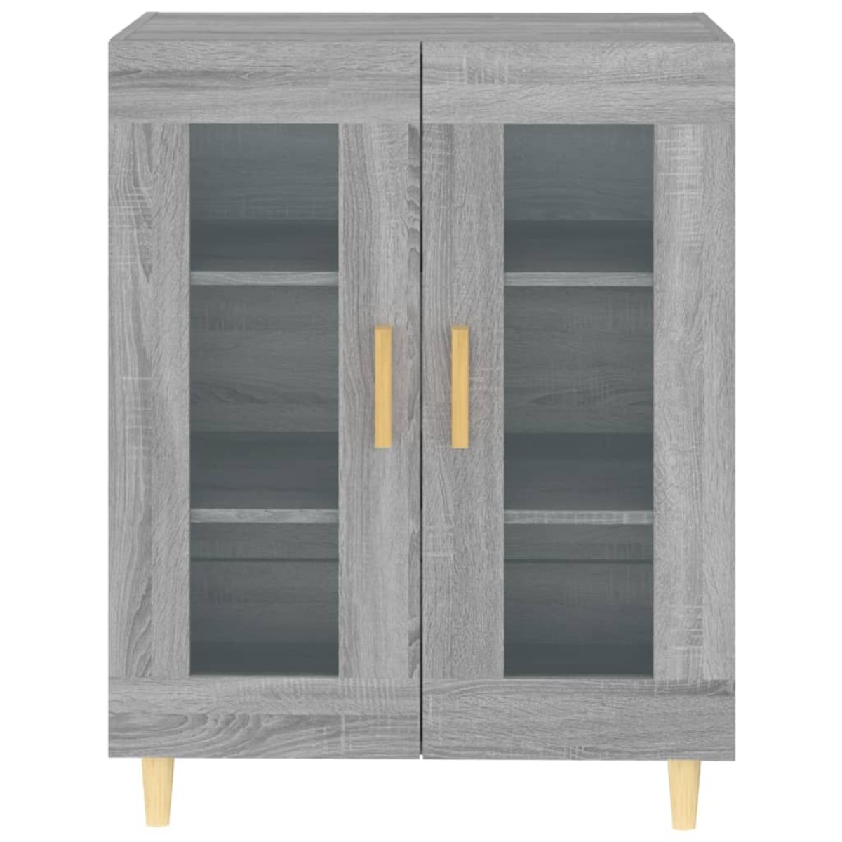 vidaXL Ντουλάπι Γκρι Sonoma 69,5 x 34 x 90 εκ. από Επεξεργασμένο Ξύλο