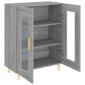 vidaXL Ντουλάπι Γκρι Sonoma 69,5 x 34 x 90 εκ. από Επεξεργασμένο Ξύλο