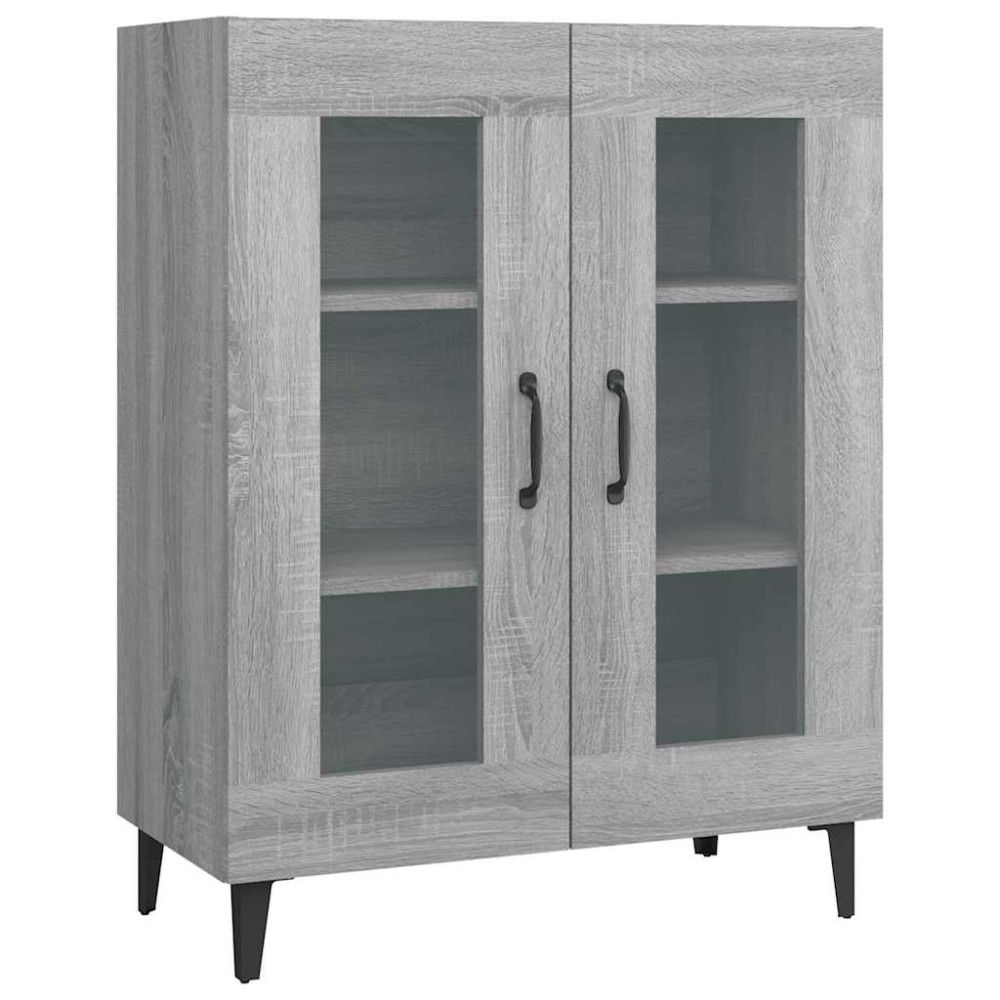 vidaXL Ντουλάπι Γκρι Sonoma 69,5 x 34 x 90 εκ. από Επεξεργασμένο Ξύλο
