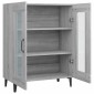 vidaXL Ντουλάπι Γκρι Sonoma 69,5 x 34 x 90 εκ. από Επεξεργασμένο Ξύλο