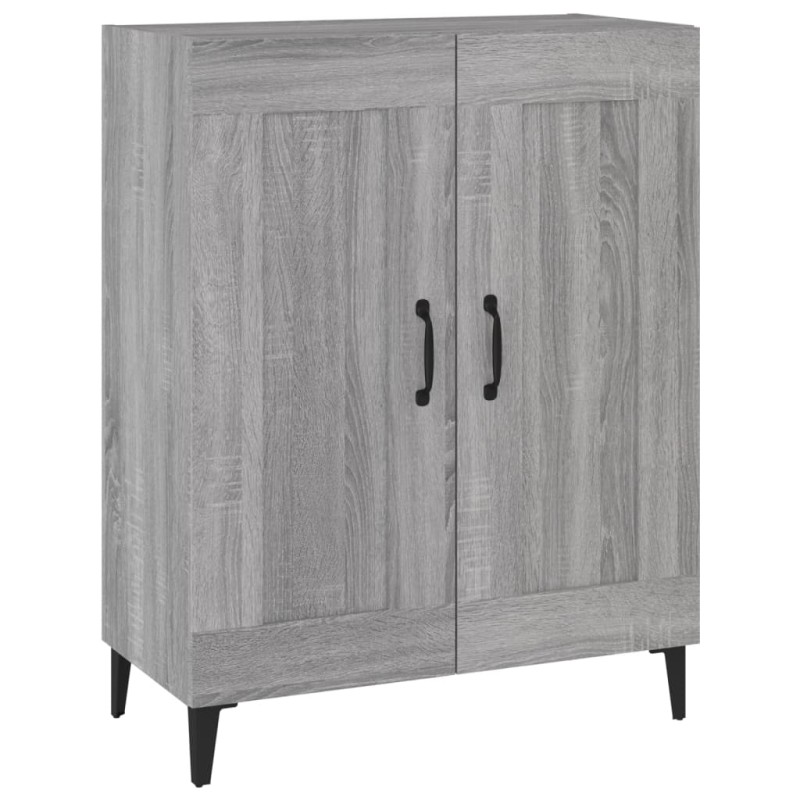 vidaXL Ντουλάπι Γκρι Sonoma 69,5 x 34 x 90 εκ. από Επεξεργασμένο Ξύλο