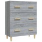 vidaXL Ντουλάπι Γκρι Sonoma 70 x 34 x 90 εκ. από Επεξεργασμένο Ξύλο