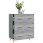 vidaXL Ντουλάπι Γκρι Sonoma 70 x 34 x 90 εκ. από Επεξεργασμένο Ξύλο