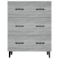 vidaXL Ντουλάπι Γκρι Sonoma 69,5 x 34 x 90 εκ. από Επεξεργασμένο Ξύλο