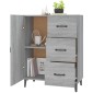 vidaXL Ντουλάπι Γκρι Sonoma 69,5 x 34 x 90 εκ. από Επεξεργασμένο Ξύλο