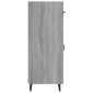 vidaXL Ντουλάπι Γκρι Sonoma 69,5 x 34 x 90 εκ. από Επεξεργασμένο Ξύλο