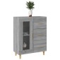 vidaXL Ντουλάπι Γκρι Sonoma 69,5 x 34 x 90 εκ. από Επεξεργασμένο Ξύλο