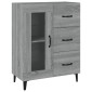 vidaXL Ντουλάπι Γκρι Sonoma 69,5 x 34 x 90 εκ. από Επεξεργασμένο Ξύλο