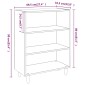 vidaXL Ντουλάπι Καπνιστή Δρυς 69,5x32,5x90 εκ. Επεξεργασμένο Ξύλο