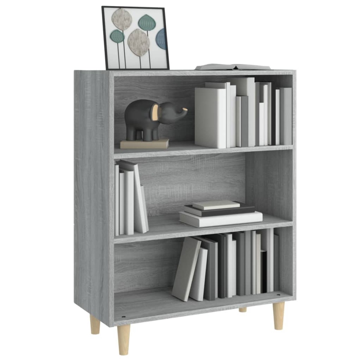 vidaXL Ντουλάπι Γκρι sonoma 69,5 x 32,5 x 90εκ. από Επεξεργασμένο Ξύλο