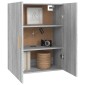 vidaXL Ντουλάπι Τοίχου Κρεμαστό Γκρι sonoma 69,5x34x90 εκ.