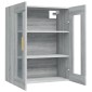 vidaXL Ντουλάπι Τοίχου Κρεμαστό Γκρι sonoma 69,5x34x90 εκ.