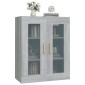 vidaXL Ντουλάπι Τοίχου Κρεμαστό Γκρι sonoma 69,5x34x90 εκ.
