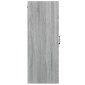 vidaXL Ντουλάπι Τοίχου Κρεμαστό Γκρι sonoma 69,5x34x90 εκ.