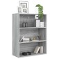 vidaXL Ντουλάπι Τοίχου Κρεμαστό Γκρι sonoma 69,5 x 32,5 x 90 εκ.