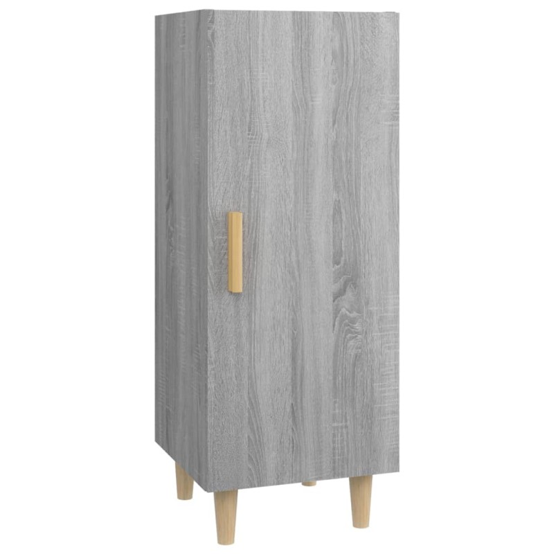 vidaXL Ντουλάπι Γκρι Sonoma 34,5x34x90 εκ. από Επεξεργασμένο Ξύλο