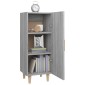 vidaXL Ντουλάπι Γκρι Sonoma 34,5x34x90 εκ. από Επεξεργασμένο Ξύλο
