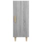 vidaXL Ντουλάπι Γκρι Sonoma 34,5x34x90 εκ. από Επεξεργασμένο Ξύλο