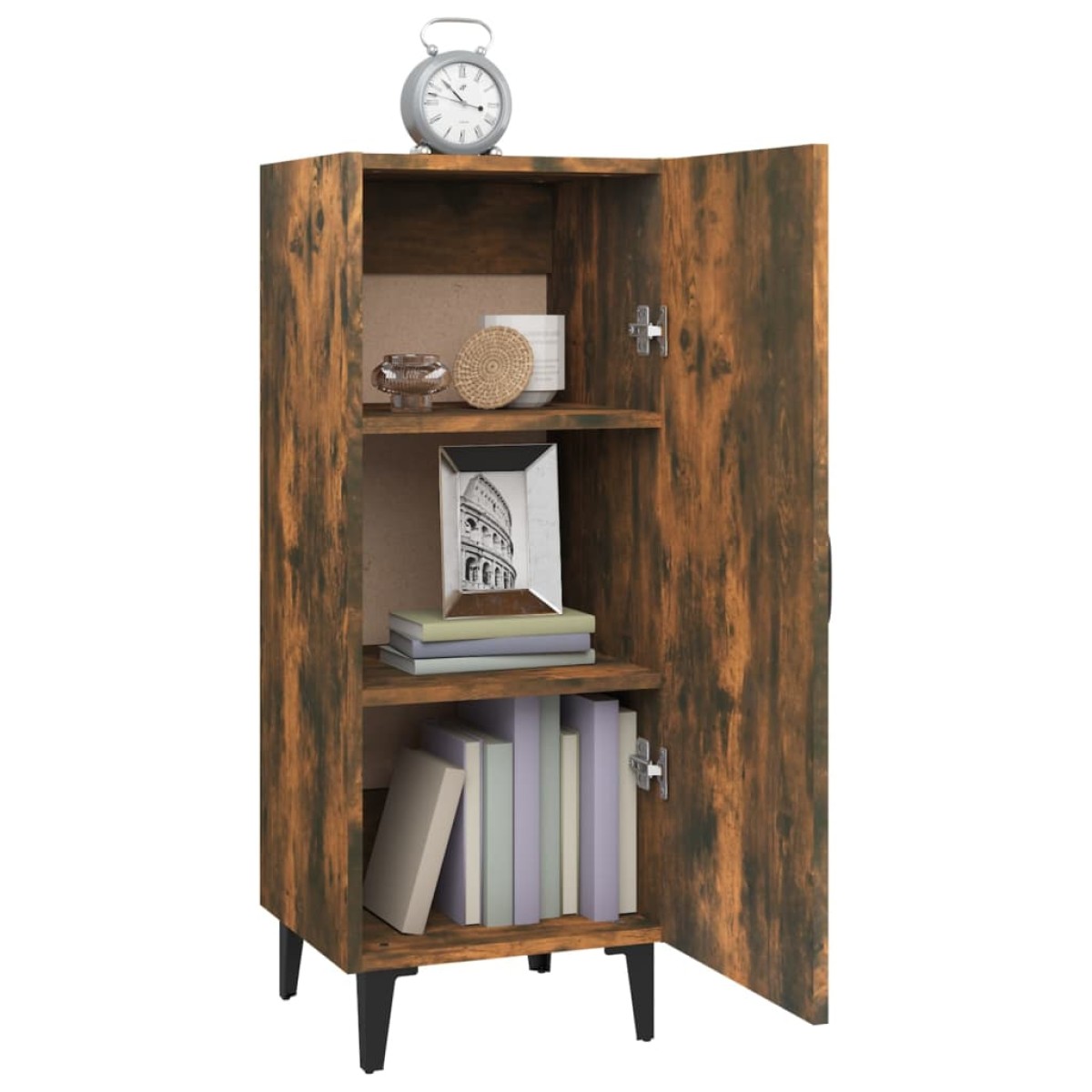 vidaXL Ντουλάπι Καπνιστή Δρυς 34,5 x 34 x 90 εκ. Επεξεργασμένο Ξύλο