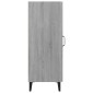 vidaXL Ντουλάπι Γκρι Sonoma 34,5x34x90 εκ. από Επεξεργασμένο Ξύλο