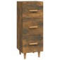 vidaXL Ντουλάπι Καπνιστή Δρυς 34,5 x 34 x 90 εκ. Επεξεργασμένο Ξύλο