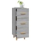 vidaXL Ντουλάπι Γκρι Sonoma 34,5x34x90 εκ. από Επεξεργασμένο Ξύλο